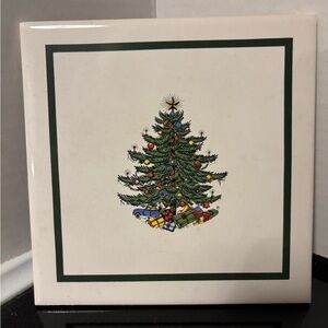 Christmas tile trivet